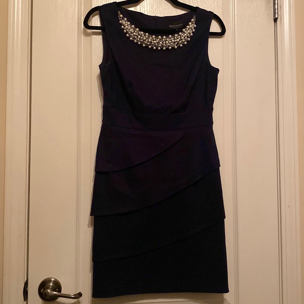 Dress with pearls